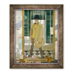 Tablou inramat - William Orpen - Autoportret, 50 x 60 cm