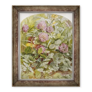 Tablou inramat - William Trost Richards - Trifoi rosu cu unt si oua si iedera, 70 x 85 cm