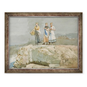 Tablou inramat - Winslow Homer - Stancile, 70 x 90 cm