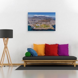 Tablou canvas - Africa De Sud - Cape Town, Arhitectura, Aeriana, Munte, 40 x 60 cm - Img 2