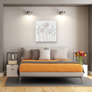 Tablou Canvas - Allium, Floral, Muscari, 60 x 60 cm - Img 3