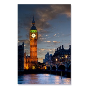 Tablou Canvas - Anglia, London, Big Ben, Apus de soare 60 x 90 cm