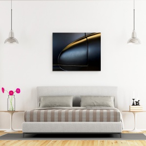 Tablou canvas - Anii '50, Masina Clasica, Vintage, Retro, 60 x 75 cm - Img 3
