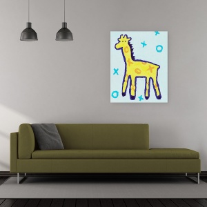 Tablou canvas - Animale, Animale, Diferite, Girafa, 60 x 75 cm - Img 2