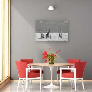 Tablou canvas - Animale Ciudate, Natura, Animal, Salbatic, Girafa, 40 x 60 cm - Img 4