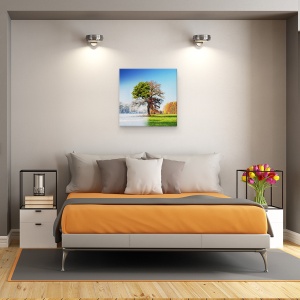 Tablou canvas - Anotimpuri, Sezon, Peisaj, 90 x 90 cm - Img 3