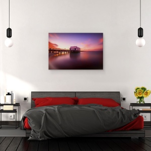 Tablou canvas - Apus In Busselton, Busselton, Debarcader, Lung, Expunere, 40 x 60 cm - Img 3