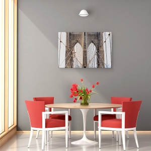 Tablou canvas - Arcadele Cablate, Brooklyn, Pod, New York, 80 x 120 cm - Img 4