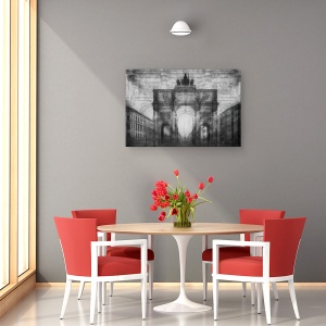 Tablou canvas - Arcuri, Munchen, Pictor, 60 x 90 cm - Img 4