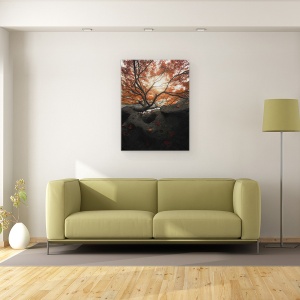 Tablou canvas - Artar, Perspectiva, Copac, Toamna, 50 x 70 cm - Img 2