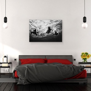 Tablou canvas - Atac Profund, Scufundare, Copii, Copil, Actiune, 60 x 90 cm - Img 3