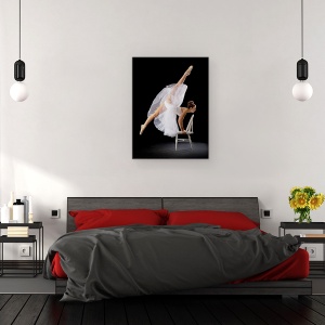 Tablou canvas - Atingerea Clasei, Portret, Skirt, Pozeaza, Intinde, Flexibil, 50 x 70 cm - Img 3