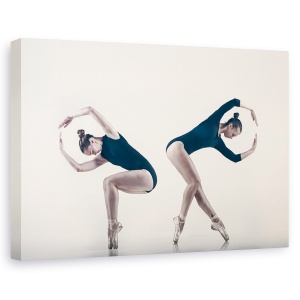 Tablou canvas - Balerini , Punct, Punct, Performanta, Grafic, Balet, 40 x 60 cm