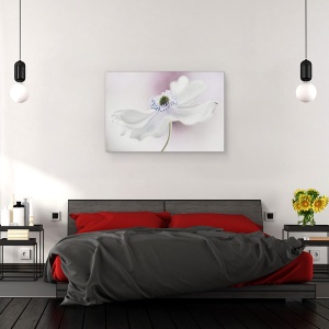 Tablou canvas - Briza Anemonei, Roz, Purpuriu, Floare, 60 x 90 cm - Img 3