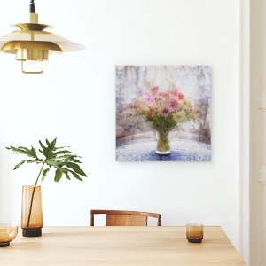 Tablou canvas - Buchet, Vaza, Floare, 60 x 60 cm - Img 4