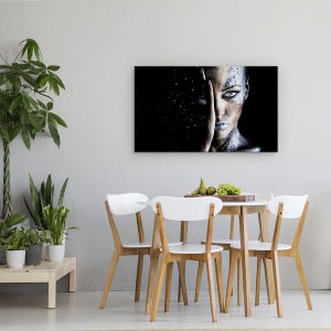 Tablou canvas - Calea Lactee, Laptos, Mod, Portret, Fata, Jumatate, 50 x 80 cm - Img 4