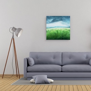 Tablou canvas - Camp de Orz, Peisaj, Vant, Furtuna, Nor, Cer, Camp, 60 x 60 cm - Img 2