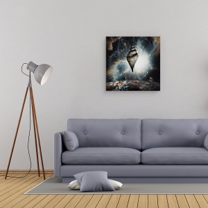 Tablou canvas - Casa De Vis, Editare Creativa, Nautilus, Coaja, Fantezie, Imaginatie, 90 x 90 cm - Img 2
