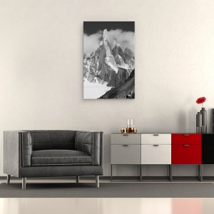 Tablou canvas - Cerro Torre, Peisaj, Chile, Argentina, Verticala, Ghetar, 80 x 120 cm - Img 2