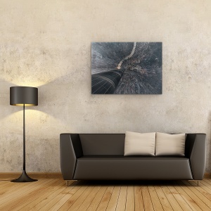 Tablou canvas - Cu Capul in Oras, Shanghai, Aerial, China, Asiatic, Perspectiva, Turn, 50 x 70 cm - Img 2