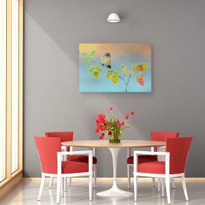 Tablou canvas - Culori De Iarna, Iarna, Rece, Inghet, 40 x 60 cm - Img 4