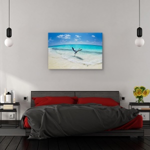 Tablou canvas - Decolare, Nature, Plaja, Orizont, Ocean, 60 x 90 cm - Img 3