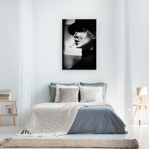 Tablou canvas - Doamna In Negru, Oameni, Strada, Emotional, 60 x 90 cm - Img 3