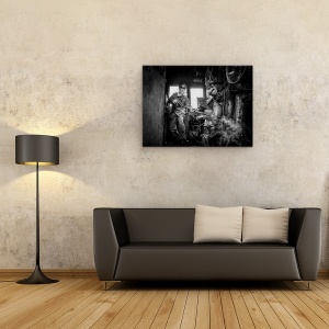 Tablou canvas - Documentar, Tren, Documentar, Masina, Vintage, Retro, 50 x 70 cm - Img 2