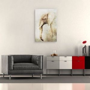 Tablou canvas - Elefant, Animale, 60 x 90 cm - Img 2