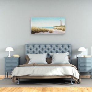 Tablou canvas - Far langa mare, 50 x 100 cm - Img 3