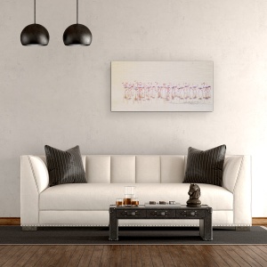 Tablou Canvas - Flamingo Marsaluind, Animale, Natura, Plaja, Ocean, 50 x 100 cm - Img 2