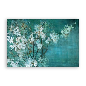 Tablou Canvas - Floral, Flori de cirese, Pictura, 80 x 120 cm