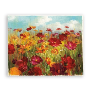 Tablou Canvas - Floral, Multicolor, Lunca, 60 x 90 cm