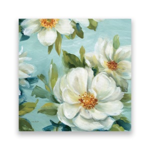 Tablou Canvas - Floral, Nufar, Alb, 60 x 60 cm