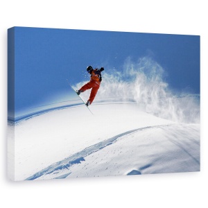 Tablou canvas - Freerider, Zapada, Snowboard, Actiune, Sport, 60 x 90 cm