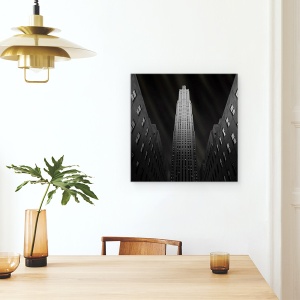 Tablou canvas - Gotham, Rockefeller, Arhitectura, Turn, Intuneric, 90 x 90 cm - Img 4