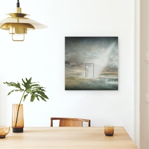 Tablou canvas - In Spatele Realitatii, Usa, Poarta, Dimensiune, 90 x 90 cm - Img 4