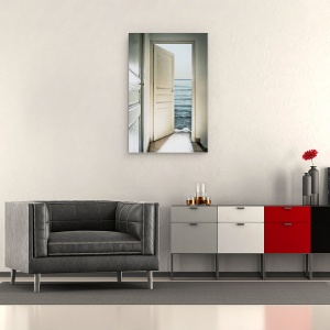 Tablou canvas - In Spatele Usii, Usa, Editare Creativa, Poarta, Poarta, Usa, 40 x 60 cm - Img 2