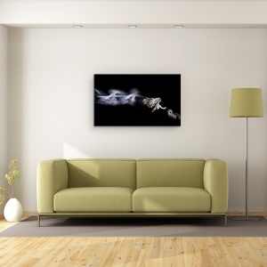 Tablou canvas - Inapoi In Viitor, Pasare, Bufnita, 50 x 80 cm - Img 2