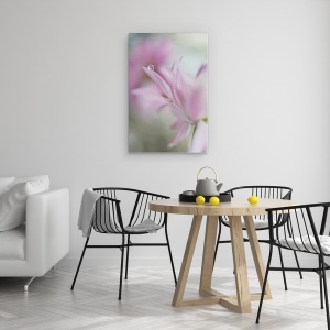 Tablou canvas - Incantare Roz, Macro, Floare, Licitatie, Tandrete, Roz, 40 x 60 cm - Img 4