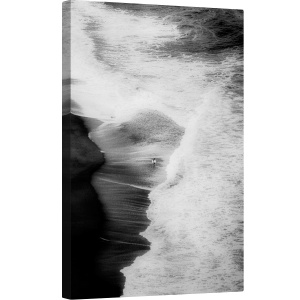 Tablou canvas - Incercarea de A Naviga, Mare, Nisip, Surf, Litoral, Singur, 60 x 90 cm