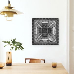 Tablou canvas - Industrie, Turnul Eiffel, Industrie, Industrial, 90 x 90 cm - Img 4
