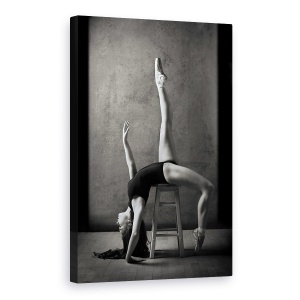 Tablou canvas - Kirsten, Performanta, Dansatoare, Scaun, Femeie, 40 x 60 cm