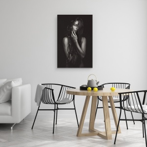 Tablou canvas - Klaudia, Senzual, Frumusete, Portret, Model, Fata, 40 x 60 cm - Img 4