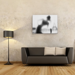 Tablou canvas - La Parisienne, Peisaj Urban, Oras, Strada, Paris, 50 x 70 cm - Img 2
