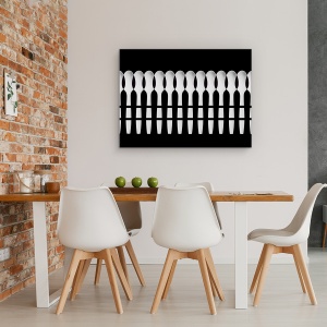 tablou decorativ bucatarie abstract pe canvas 60x80 cm
