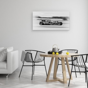 Tablou canvas - Lowrider, Fierbinte, Actiune, Panning, Masina, Transport, 50 x 100 cm - Img 2