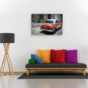 Tablou canvas - Luand O Pauza, Cuba, Havana, Strada, Relaxant, 80 x 120 cm - Img 2