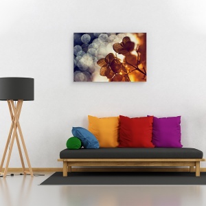 Tablou canvas - Macro, Frunze, Portocaliu, 60 x 90 cm - Img 2