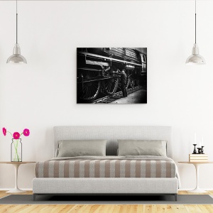 Tablou canvas - Marea Dragoste, Locomotiva, Munca, Motor, 60 x 75 cm - Img 3